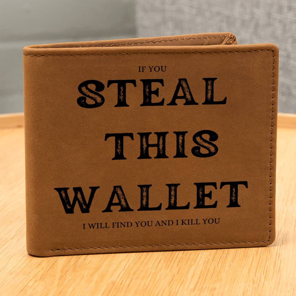 Genuine Leather Wallet for that special someone in your life who has a sense of humor