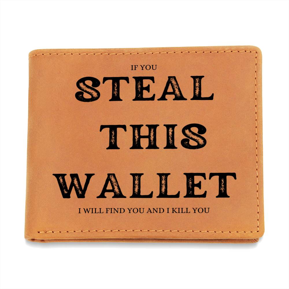 Genuine Leather Wallet for that special someone in your life who has a sense of humor