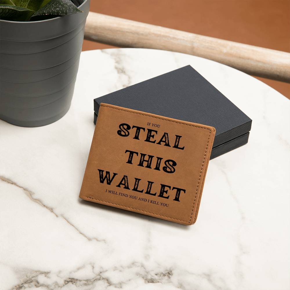 Genuine Leather Wallet for that special someone in your life who has a sense of humor