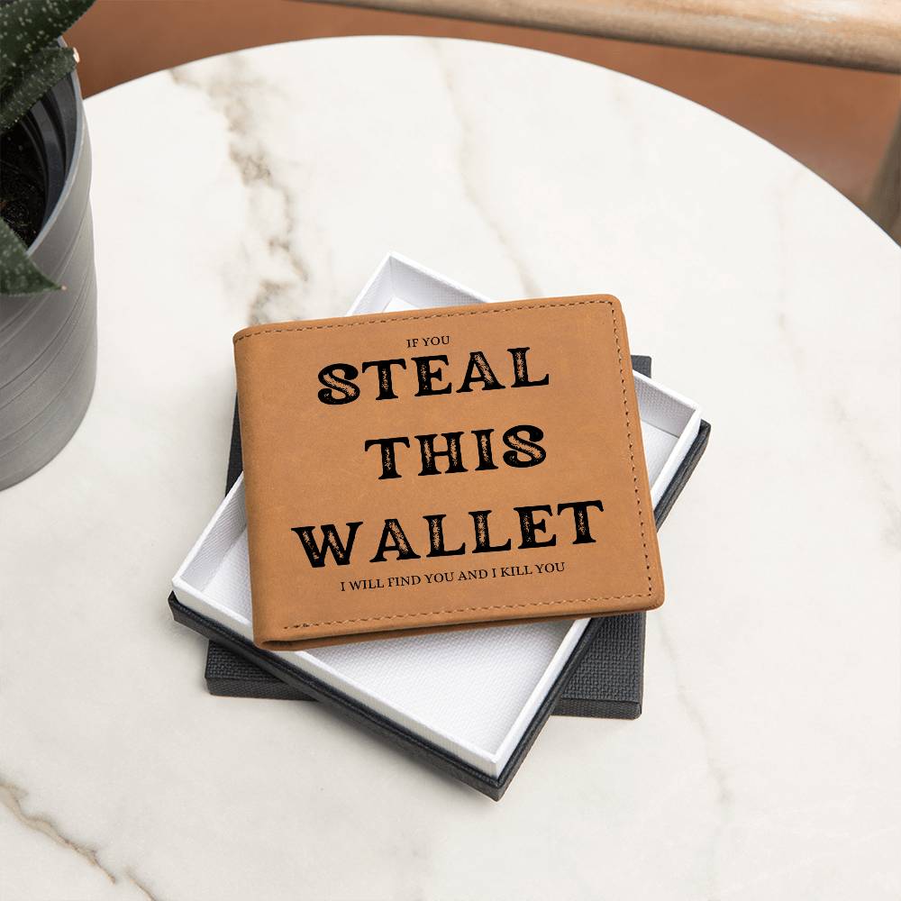 Genuine Leather Wallet for that special someone in your life who has a sense of humor
