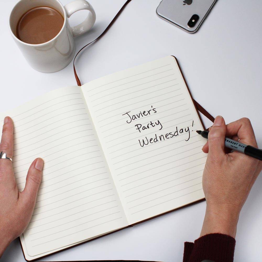 American Flag Journal made of Vegan Leather with 200 lined pages for your personal notes, music, prayers or reminders