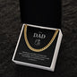 Cuban Link Chain for Dads with a sense of humor, great for Fathers Day, Birthday, Any day