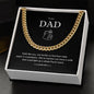 Cuban Link Chain for Dads with a sense of humor, great for Fathers Day, Birthday, Any day