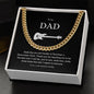 Cuban Link Chain for your Musician Dad - Perfect Fathers or Birthday Day Gift for Dad from Son