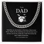 Cuban Necklace from Son to Dad, Musician themed Gift for Fathers Day or Birthday