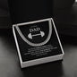 Bad Ass Dad Cuban Necklace Gift from Son to Father this Fathers Day or Birthday