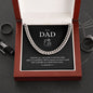Cuban Link Chain for Dads with a sense of humor, great for Fathers Day, Birthday, Any day
