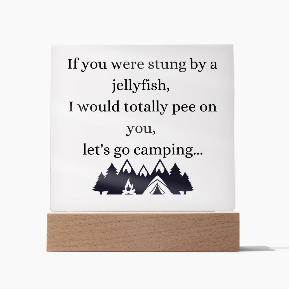 Cheeky Camping, Multi-colored LED Night Light for your Fish Tank, Office, Bar, Bedside or Mantle Piece