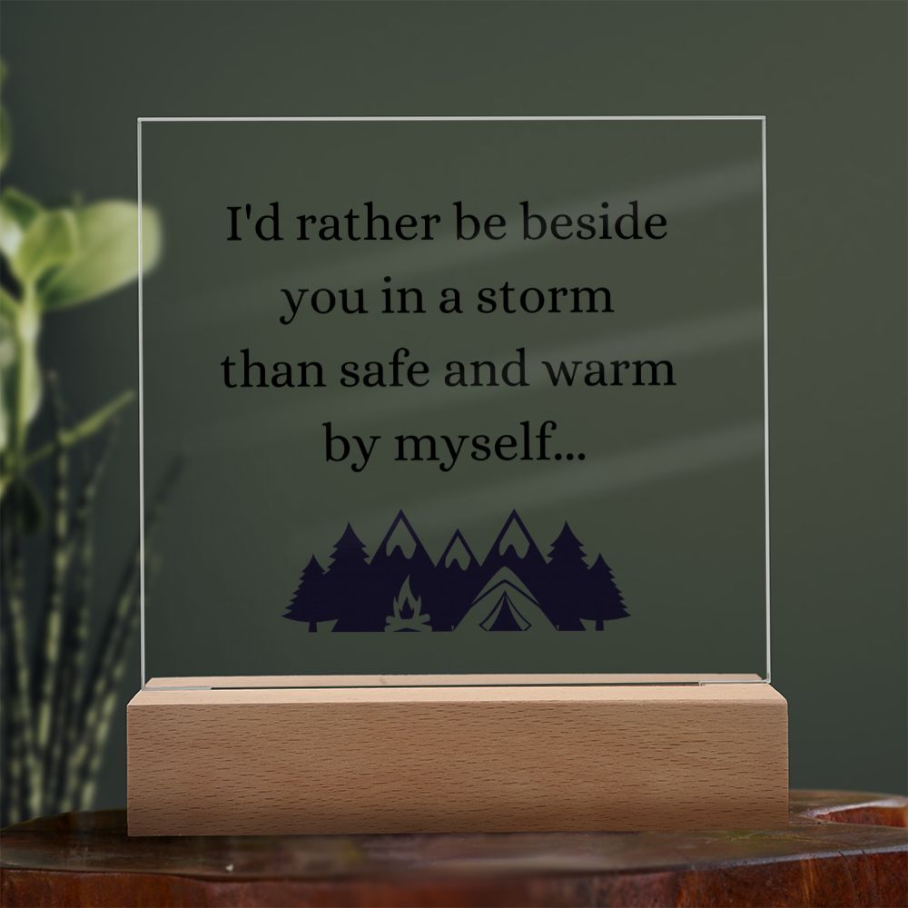 Outdoor Themed Multi-colored LED Night Light for your Office, Bar, Bedside or Mantle Piece