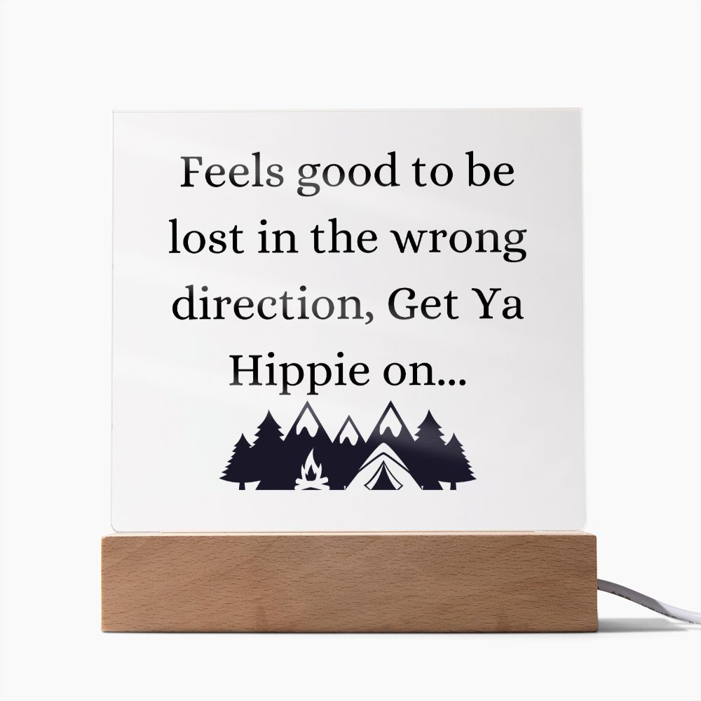 Multi-colored LED Night Light for your Office, Bar, Bedside or Mantle Piece to remind you to get outside...