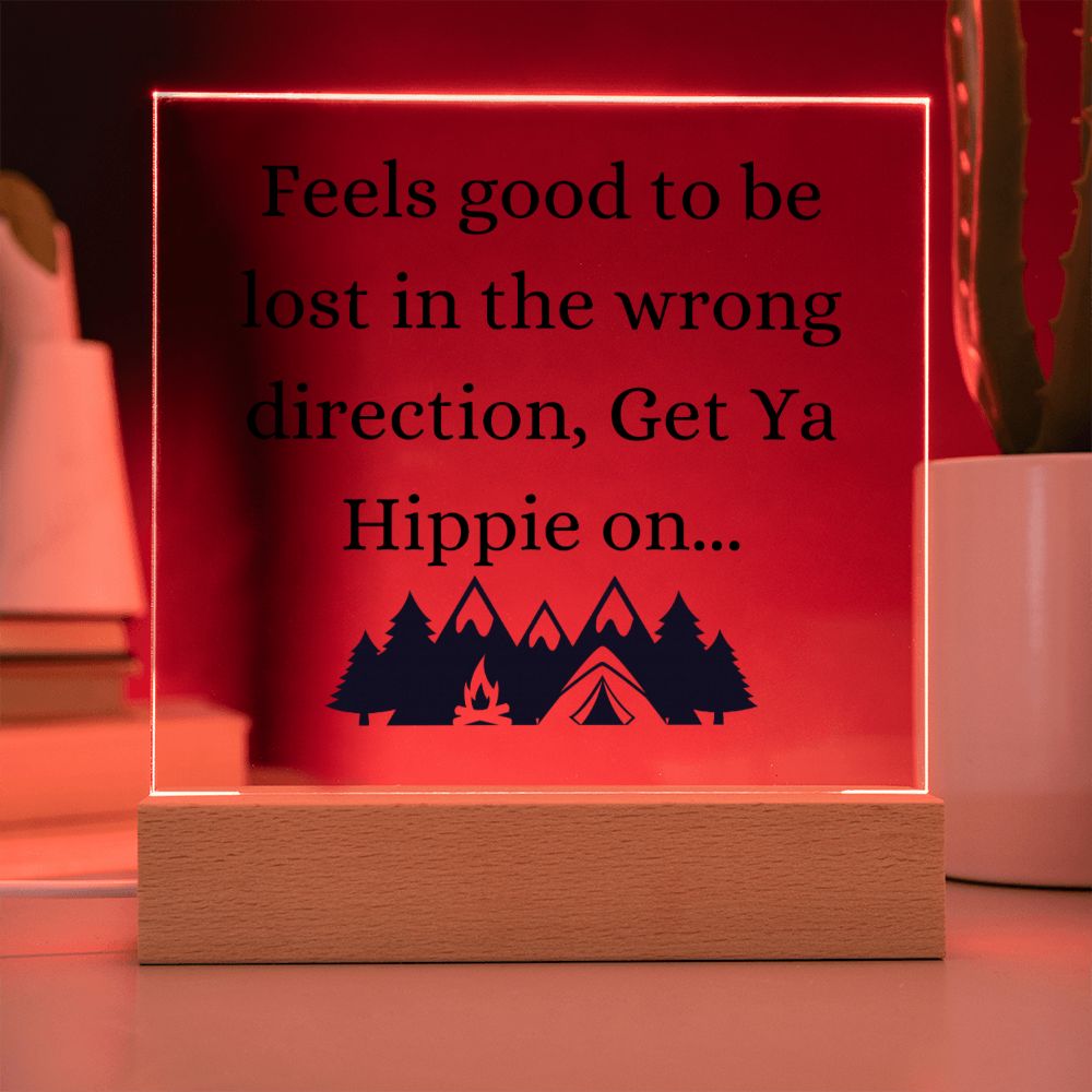 Multi-colored LED Night Light for your Office, Bar, Bedside or Mantle Piece to remind you to get outside...