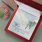 Dearest Mom - Perfect Everlasting Love Necklace with solid gold hearts