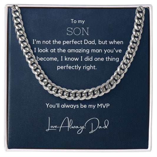 My MVP Son - Cuban Link Chain