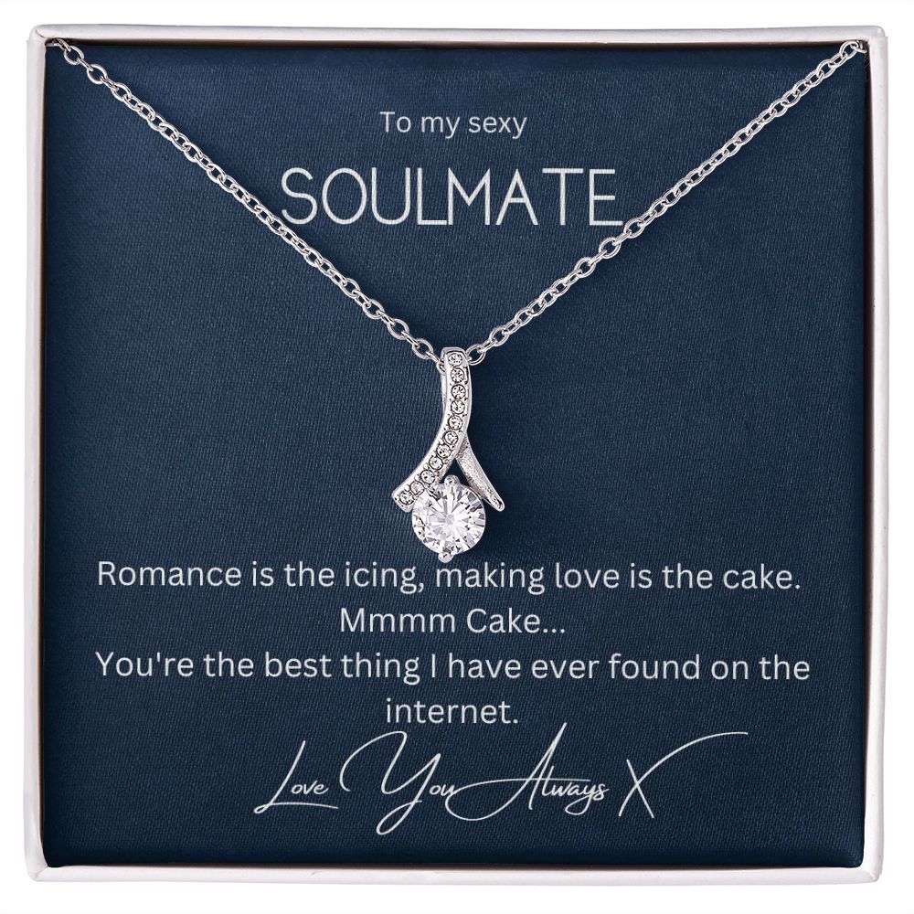 Sexy Soulmate - Alluring Beauty with ribbon shaped pendant