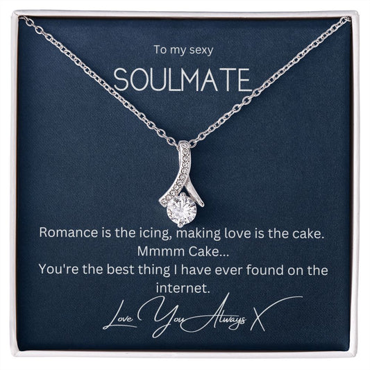 Sexy Soulmate - Alluring Beauty with ribbon shaped pendant