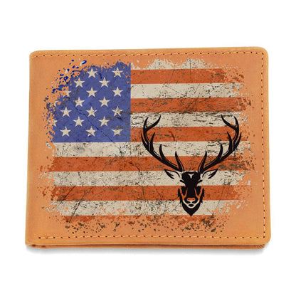 Ultimate Buck All American Hunting Wallet for Men - Stylish & Practical Present for Dad, Husband, Son or Hunting Buddies