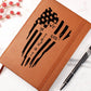 In God We Trust Vegan Leather Journal, a gift for the Patriotic God-Fearing person in your circle of friends