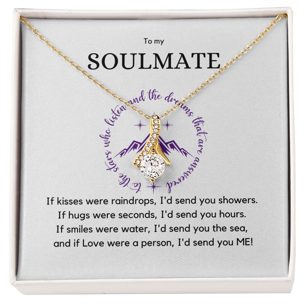 Elegant Soulmate Necklace - Gift For Wife, Girlfriend, Fiancée, Anniversary, Birthday or just because