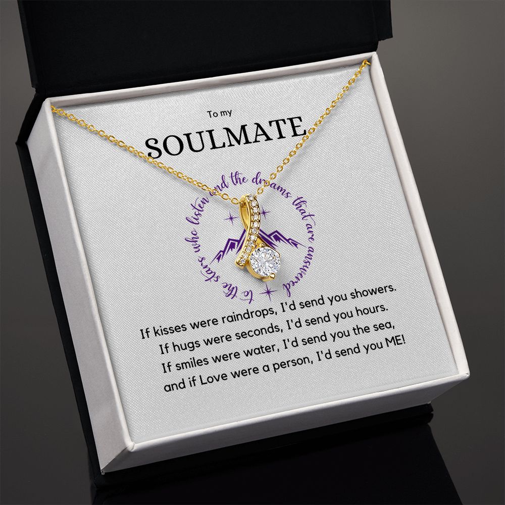 Elegant Soulmate Necklace - Gift For Wife, Girlfriend, Fiancée, Anniversary, Birthday or just because