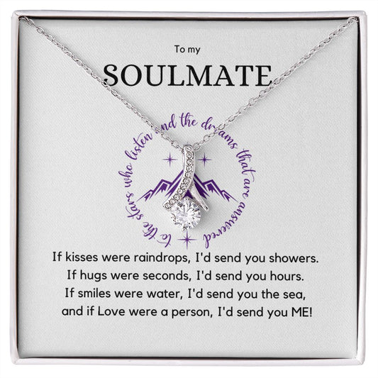 Elegant Soulmate Necklace - Gift For Wife, Girlfriend, Fiancée, Anniversary, Birthday or just because