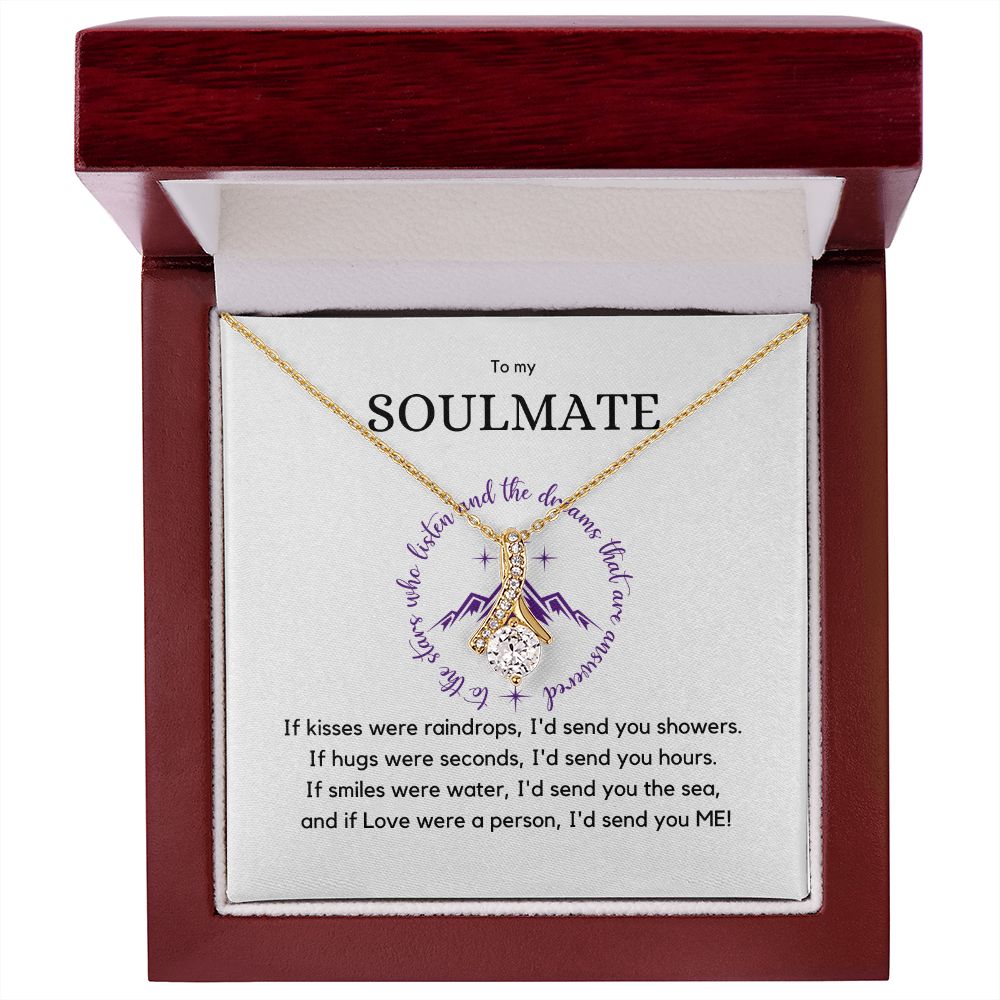 Elegant Soulmate Necklace - Gift For Wife, Girlfriend, Fiancée, Anniversary, Birthday or just because