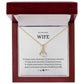 Delectable Wife - Petite Ribbon shaped pendant and Necklace