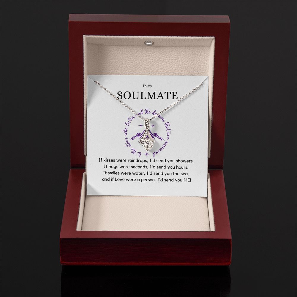 Elegant Soulmate Necklace - Gift For Wife, Girlfriend, Fiancée, Anniversary, Birthday or just because