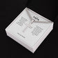 Cuban Link Chain with Cross you can Engrave your words onto the back of