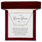 Vivacious Virtuoso - Customized Signature Necklace with Heart