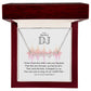 Die Hard DJ - Customizable Monogram Necklace with Heart