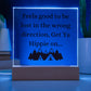 Multi-colored LED Night Light for your Office, Bar, Bedside or Mantle Piece to remind you to get outside...