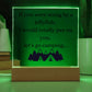 Cheeky Camping, Multi-colored LED Night Light for your Fish Tank, Office, Bar, Bedside or Mantle Piece