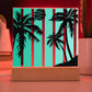 Beach Vibes - LED  Plaque - Whether you're a beach-loving bar owner looking to enhance your patrons' experience, a bedroom dweller longing for a serene escape, or an office worker seeking a calming atmosphere, this plaque is your ticket to beach paradise.