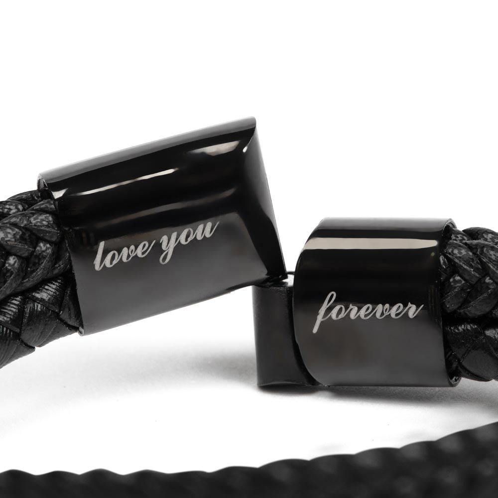 Men's "Love You Forever" Bracelet, the perfect Fathers Day, Birthday, Any day Gift