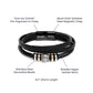 Men's "Love You Forever" Bracelet, the perfect Fathers Day, Birthday, Any day Gift