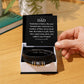Unique Gift from Daughter or  Son - Celebrate Your Love for Your Dad with this Unique "Love You Forever" Gift!
