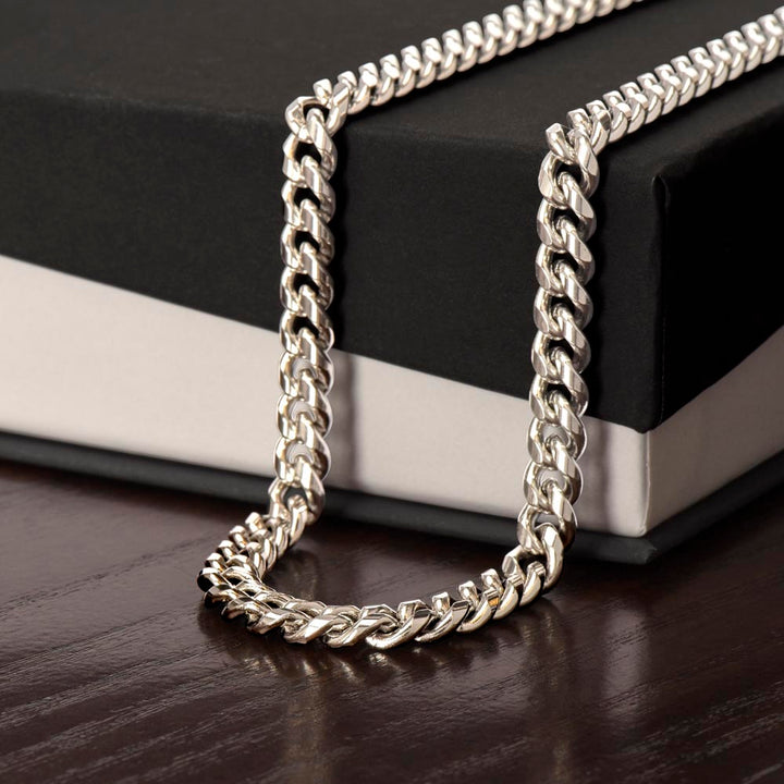 My Dad - Cuban Link Chain in 14k yellow gold finish