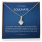 My Sassy Soulmate - Alluring Beauty Necklace with Pendant and CZ