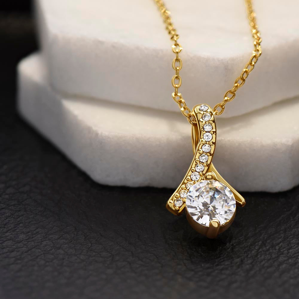 Sexy Soulmate - Alluring Beauty with ribbon shaped pendant