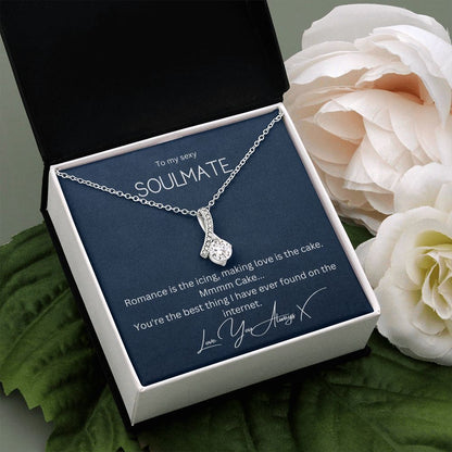 Sexy Soulmate - Alluring Beauty with ribbon shaped pendant