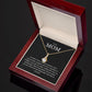 To Mom - Alluring Beauty Necklace with white or yellow gold finish