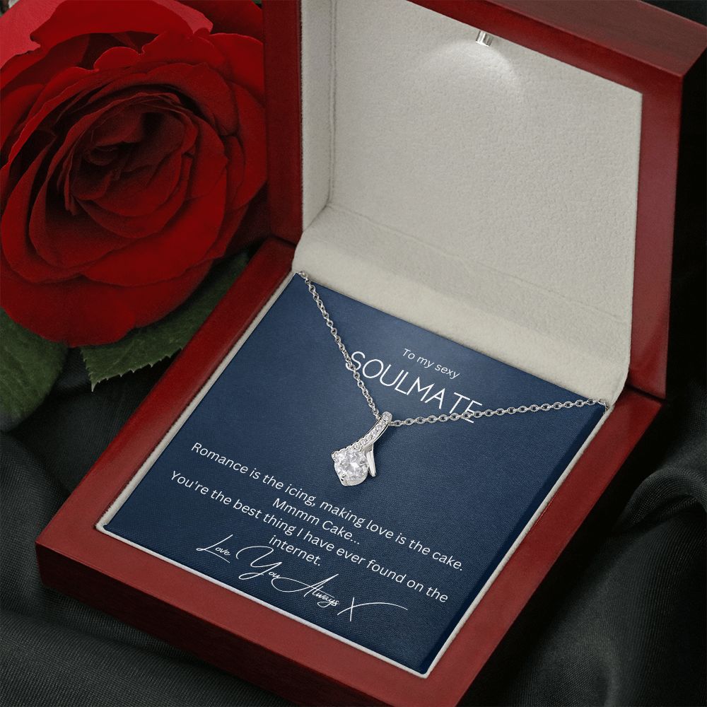 Sexy Soulmate - Alluring Beauty with ribbon shaped pendant