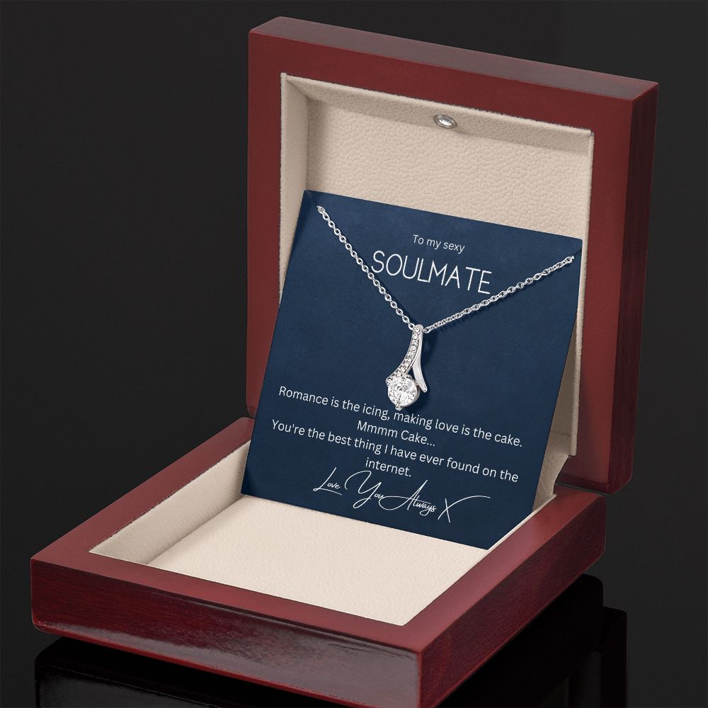 Sexy Soulmate - Alluring Beauty with ribbon shaped pendant