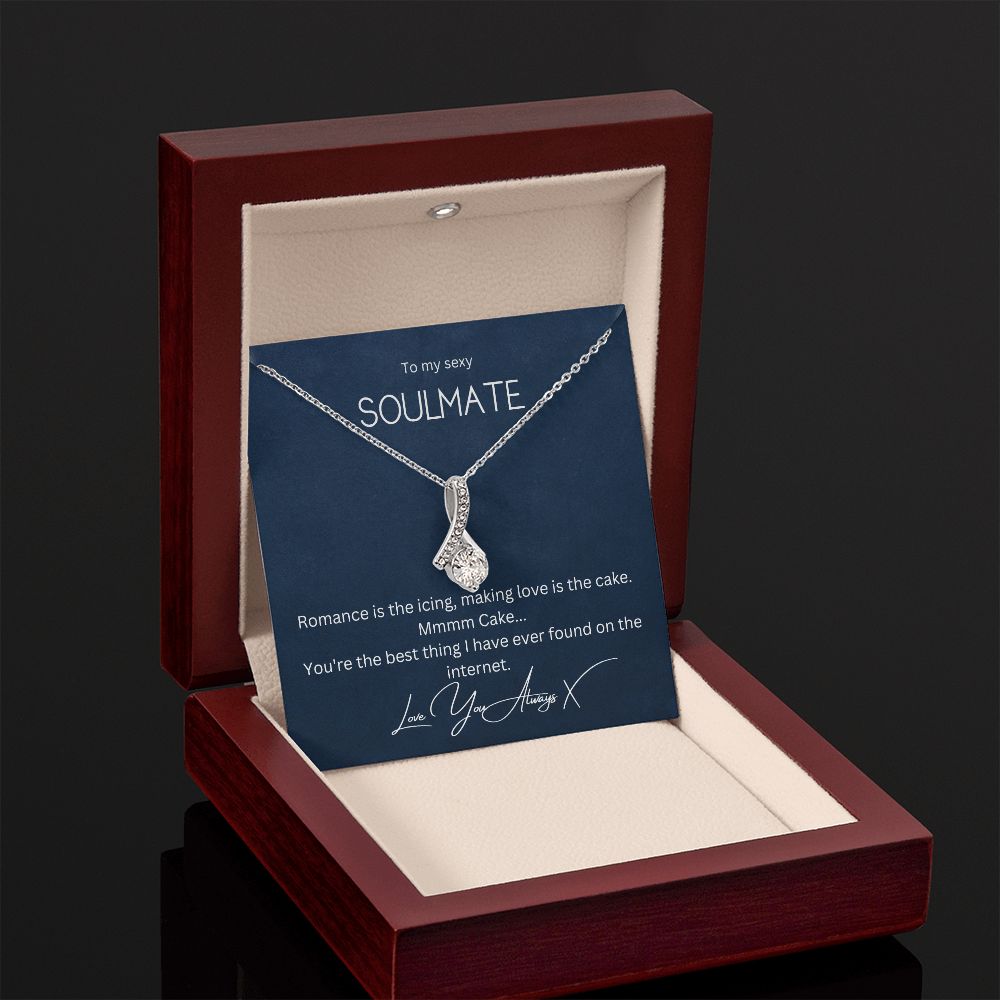Sexy Soulmate - Alluring Beauty with ribbon shaped pendant