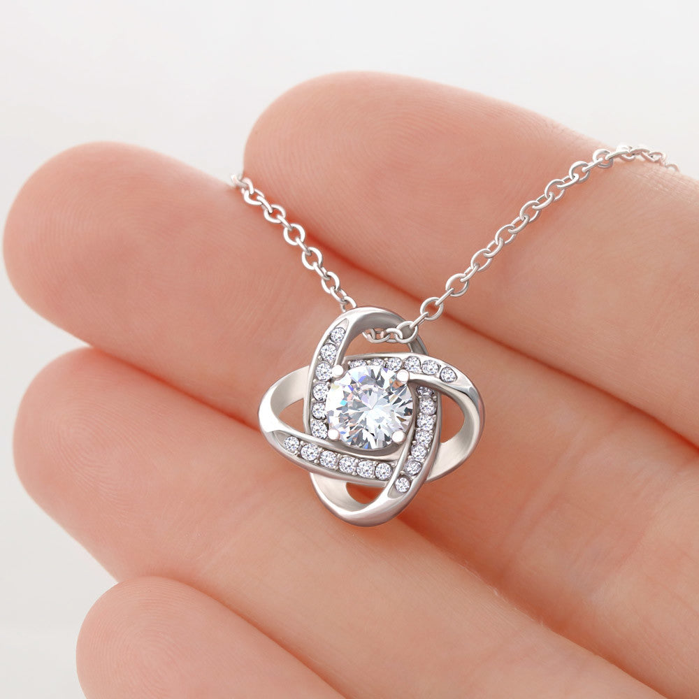 Our Adorable Granddaughter - Love Knot Necklace