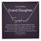 Perfect Granddaughter - Signature Style Customizable Name Necklace
