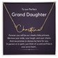 Perfect Granddaughter - Signature Style Customizable Name Necklace