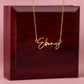 Perfect Granddaughter - Signature Style Customizable Name Necklace