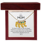 Tiny Feet - Customized Necklace and Birthstones