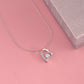My Granddaughter - Forever Love Necklace with 6.5mm CZ Crystal